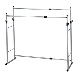 【クリックでお店のこの商品のページへ】ドウシシャ 伸縮式押入れハンガー 幅78~130×奥行40×高さ83~100cm OH-7513D: ホーム&キッチン