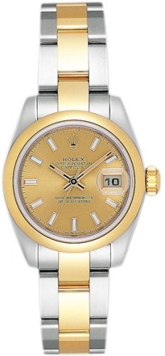 Women\'s Datejust Oyster Perpetual Stainless Steel and 18k Gold