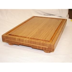 Island Bamboo 23-by-18-Inch Encinitas Professional Butcher Block by