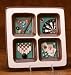 Vintage Game Divided Plate