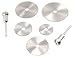 High-Speed Steel Saw Blade Set for Rotary Tools - 1" to 2" Diameter - 1/8" Shank Mandrels