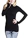 NIKIBIKI Women Seamless Long Sleeve Mock Neck Top, Made in U.S.A, One Size