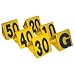 Non-Weighted Football Yard Markers