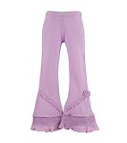 pieced crochet trimmed bell bottoms