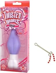 Doc Johnson Pink Pearl Beaded Cleopatra Clit Beads Purple Diamond Vibrator