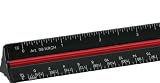 Alvin & Co. 98/ARC SCALE TRIANGLR 12BLACK ARCH