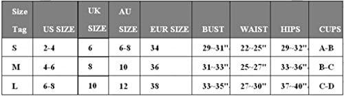 Baby Box Women's Bandage Swimsuit Bikini Set Push-up Padded Bra Size M
