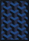 7'8 x 10'9 Joy Carpets Pandora Rooftop 1505 - Navy Rectangular