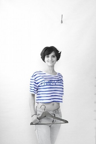 (オムニピース) OmniPeace メッセージTシャツ/Border(women's)