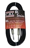 CBI BL2A Cable - 6 Foot, 1/4 Inch TRS To 1/4 Inch TRS Balanced
