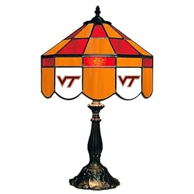 Stained Glass Table Lamp 22 Virginia Tech University Hokies
