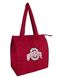 OSU Logo Ohio State Buckeyes Reusable Insulated Grocery Shopping Bags ECO FRIENDLY GREEN Tote RE-USABLE INSULATED With Zipper
