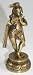 Messingfigur Lord Krishna MB-2264 / Indische Gottheiten