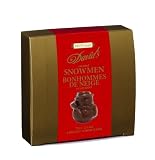 Davids Fine Belgian Chocolate, Caramel Snowmen Milk Chocolate with Caramel Center Filling, 72-Gram (Pack of 4)