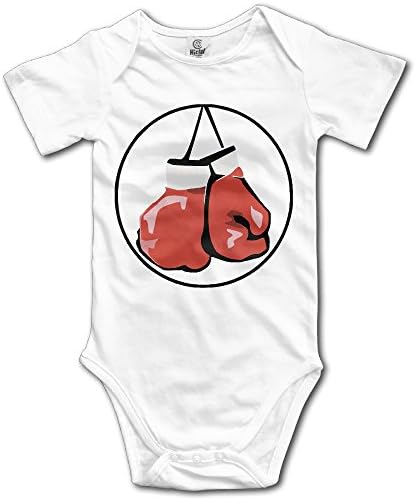 Boxing Gloves Design Fashion Kids Boys Girls Baby Onesie Bodysuit Organic