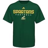 NCAA adidas Norfolk State Spartans Green Sideline T-shirt