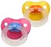 NUK 2 Pack Classic Silicone BPA Free Fashion Pacifier, Size 2, Colors May Vary