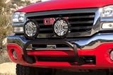 KC HiLITES Front End Light BarBlack Powder CoatedGMCSierra 25002000 to 2007(Classic Body) HD 2-Tab (Hoop Style)