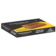 Prismacolor Design ArtGum Erasers, Biege, 12 Erasers (73030)