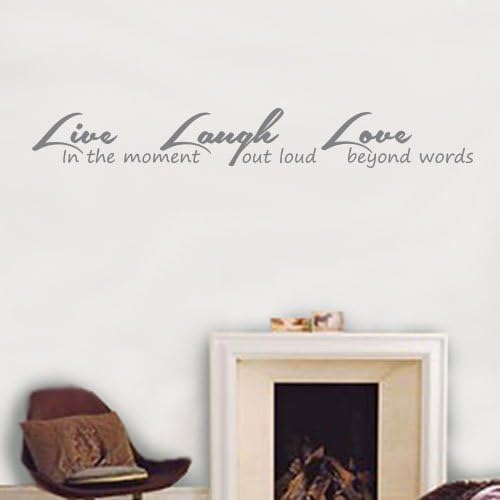 WQL000064_72 Live In The 72 Inch Quote Vinyl Wall Decal