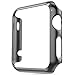 Apple Watch Case, Tomplus [Ultra-Thin] [Newest] Apple Watch PC Plated Cover Case Slim Premium Super / Exact Fit / Plastic Cover Snap On Hard Protective Case for Apple Watch (PC Case Gray 42mm)