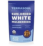 Terrasoul Superfoods Sun-dried White Mulberries (Organic), 16-ounce