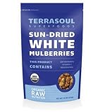 Terrasoul Superfoods Sun-dried White Mulberries (Organic), 16-ounce