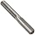 Alvord Polk 827-0 Solid Carbide Reamer, CHC (Short) Length, Straight Flute, Round Shank, Uncoated (Bright)