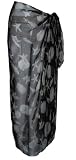 Black Sarong with Sea Shell Design