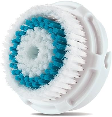 Megasonix Deep Pore Brush Head Twin Pack Clarisonic Compatible for Mia, Mia 2, Mia 3 (Aria), Smart Profile, Alpha Fit, Classic, Plus and Pro