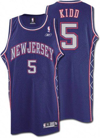 Jason Kidd Navy Reebok NBA Swingman New Jersey Nets Youth Jersey