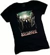 Crossroads - Battlestar Galactica Crop Sleeve Fitted Juniors T-Shirt