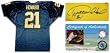 Desmond Howard Signed Michigan Navy Wilson Jersey