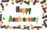 41rV1bVIq L. SL160  Custom Gift Happy Anniversary w/Confetti Sweet Greeting White Chocolate Greeting Card