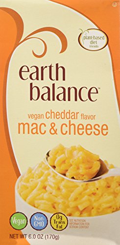 Earth Balance Vegan Cheddar Mac and Cheese, 6 Ounce