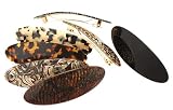 France Luxe Oblong on 10cm Barrette Classic