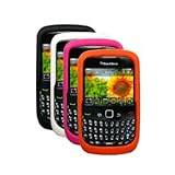 Four Silicone Cases / Skins / Covers for Blackberry Curve 3G 9300 / 9330 /  ....