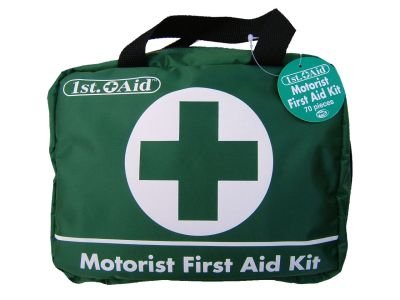 Buy 70 Piece Motorists First Aid Kit - Ideal for the Car, Caravan, Home, Office & Van online at Discounted New and Used prices. Delivered to your door with Off-The-Bookshelf.
