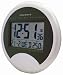 Precision MSF Radio controlled LCD round wall clock with calendar & temperature