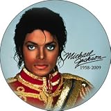 Michael Jackson Button~ Tribute Button!!~ Approx 1.5"