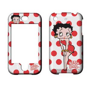 Fits Apple iphone Cell Phone Snap on Protector Faceplate Cover Housing Hard Case - BettyBoop 007