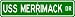 USS MERRIMACK AO 179 Street Sign - Navy