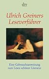 Ulrich Greiners Leseverführer: Eine Gebrauchsanweisung zum Lesen schöner Literatur