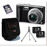 LOOKit - Panasonic Lumix DMC-TZ8 schwarz (KEIN GRAUIMPORT) LOOKit Kit 10072 bestehend aus:Panasonic Lumix DMC-TZ8 EG schwarz | 2x LOOKit Markenakku 950 mAh | 8 GB SDHC Klasse 10 | LOOKit Kameratasche GW-10 | Ministativ | Displayschutz | Kamera auch in Silber verfügbar! Weitere Informationen zur Farbauswahl auf der Produktseite unter Produktbeschreibungen)