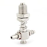 uxcell　真空カップレベルコンペンセーター　シルバートーン　金属素材　45mm長い　6mmのストローク