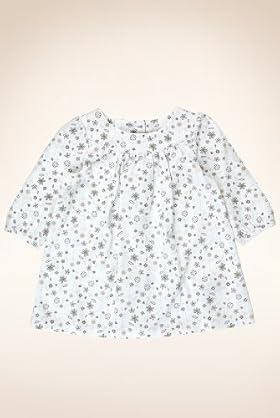 Petit Bebe Pure Cotton Long Sleeve Floral Dress