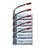 5pcs 3.7V 500mAh LiPo Battery for Quadcopter WLtoys V959 V222 V929 Syma X1