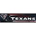 Houston Texans - Helmet & Name Bumper Sticker