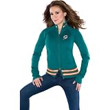 Touch by Alyssa Milano Miami Dolphins Women's Sweater Mix Jacket XX Large