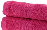 Kitchen & Housewares : Egyptian 100% Cotton Fuschia 500gsm Bath Sheet